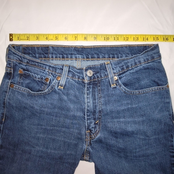 Levi's 511 Straight Leg Midwash Men's Jeans Size 31/32 - Picture 11 of 13